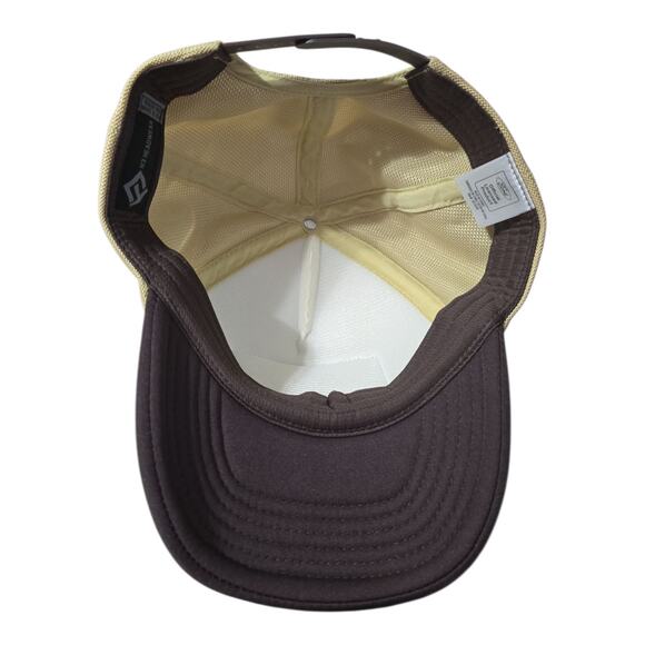 Ford Trucks Patch Hat Trucker Snapback Cap Brown Tan Mesh Back Official Licensed - Picture 6 of 9